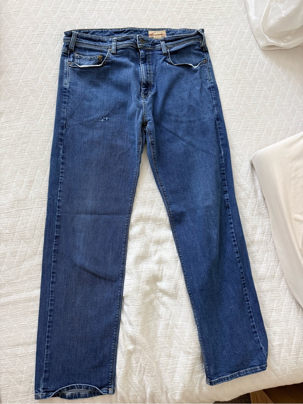 Orvis 5 pocket medium/dark wash men’s jeans